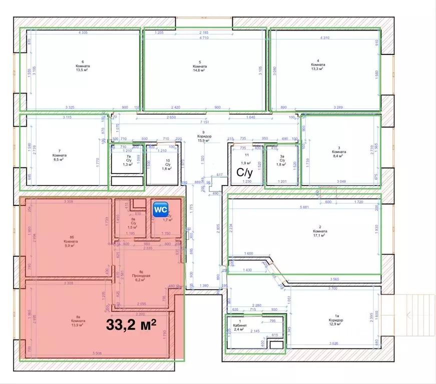 Помещение свободного назначения в Москва ул. Молостовых, 14К3 (33 м) - Фото 1