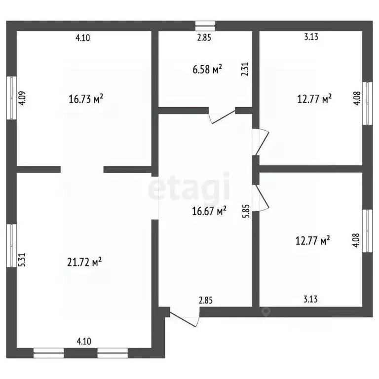Дом в Вологодская область, Шекснинский муниципальный округ, д. ... - Фото 2