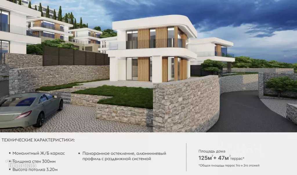 Коттедж в Крым, Алушта муниципальный округ, с. Лучистое ул. Судакский ... - Фото 2