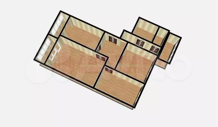 3-к. квартира, 72,5 м, 9/9 эт. - Фото 0