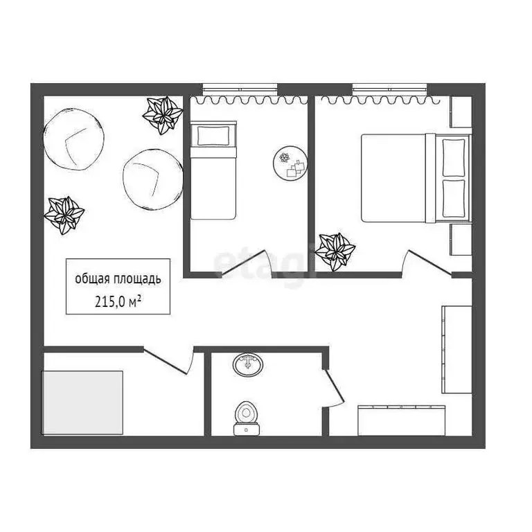 3-комнатная квартира: Бердск, Изумрудный городок, 1 (215 м) - Фото 1