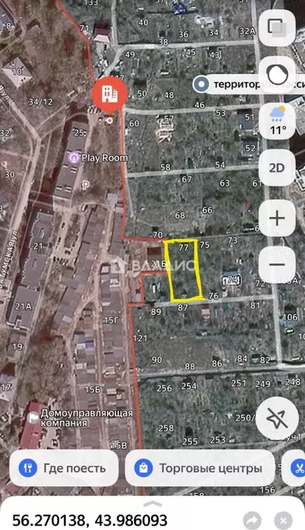 Участок в Нижегородская область, Нижний Новгород Ленинец-1 СТ, 3Д ... - Фото 1