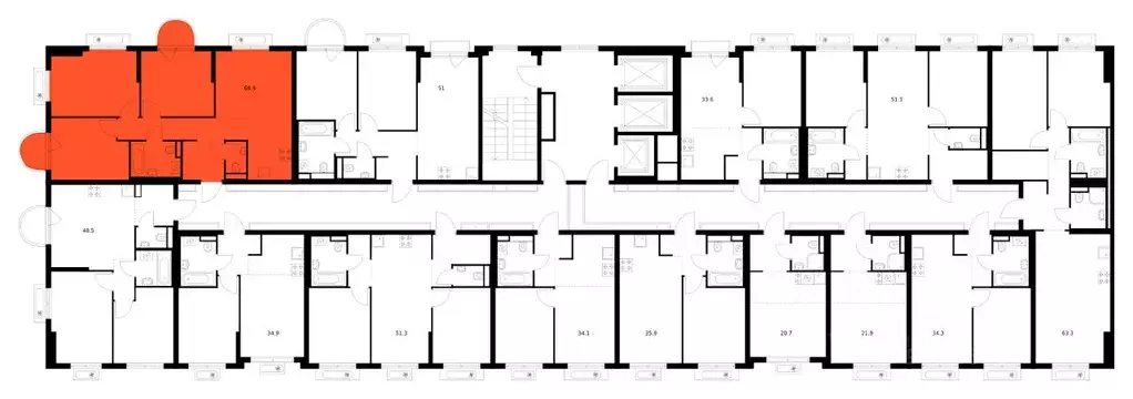 3-к кв. Московская область, Ленинский городской округ, Боброво пгт ... - Фото 2