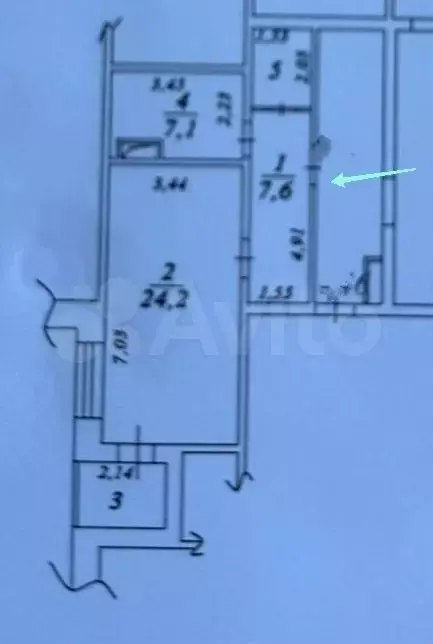 Квартира-студия, 45 м, 4/17 эт. - Фото 0