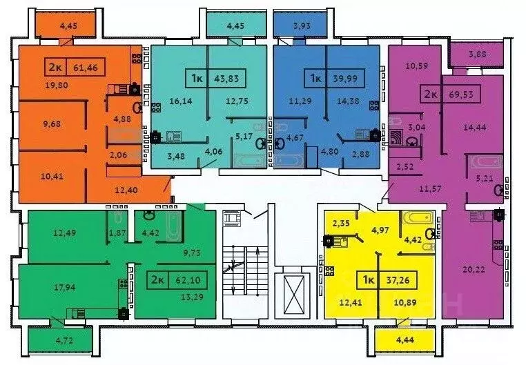1-к кв. Ивановская область, Иваново Кооперативная ул. (39.99 м) - Фото 1