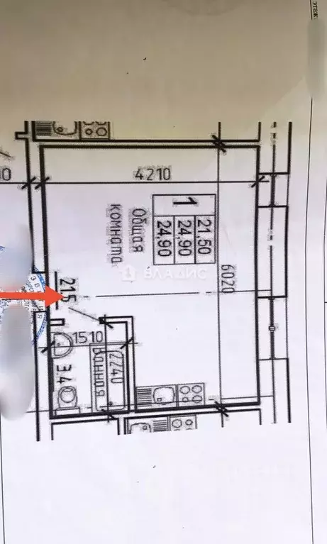 Студия Белгородская область, Белгород Садовая ул., 112 (25.0 м) - Фото 2