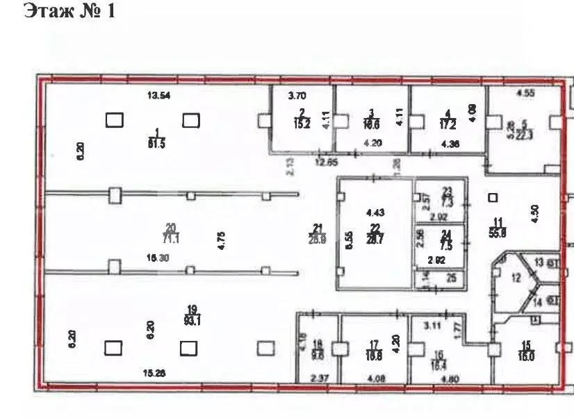 Помещение свободного назначения в Москва Бережковская наб., 16А (519 ... - Фото 2