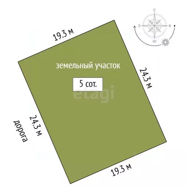 Участок в Свердловская область, Тавда  (5.0 сот.) - Фото 1