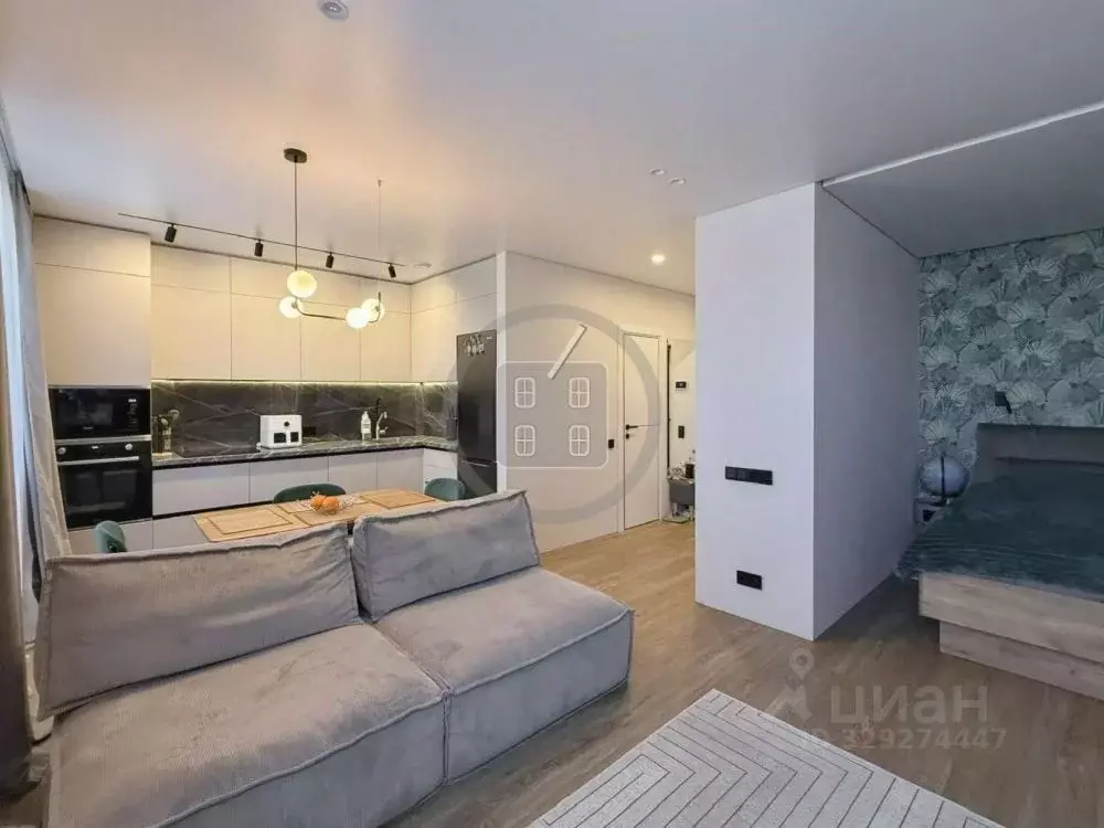 Студия Калужская область, Калуга ул. Пухова, 56 (37.0 м) - Фото 2