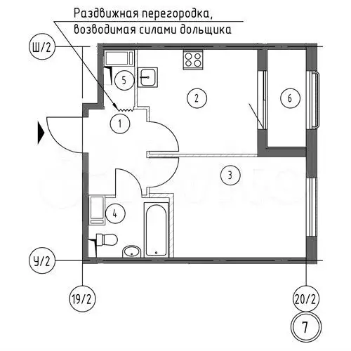 1-к. квартира, 36,9 м, 13/14 эт. - Фото 1