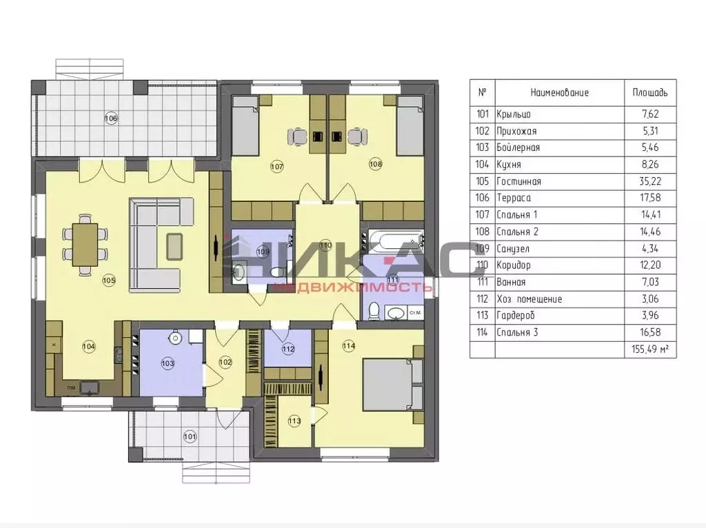 Дом в Заволжье, Лучистый переулок (155 м) - Фото 1