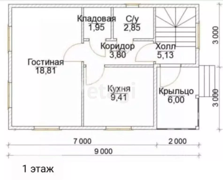Дом в Сахалинская область, Южно-Сахалинск ул. Ключевая (79 м) - Фото 1