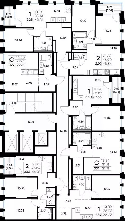 1-к кв. Татарстан, Казань ул. Профессора Мухамедьярова (43.81 м) - Фото 2