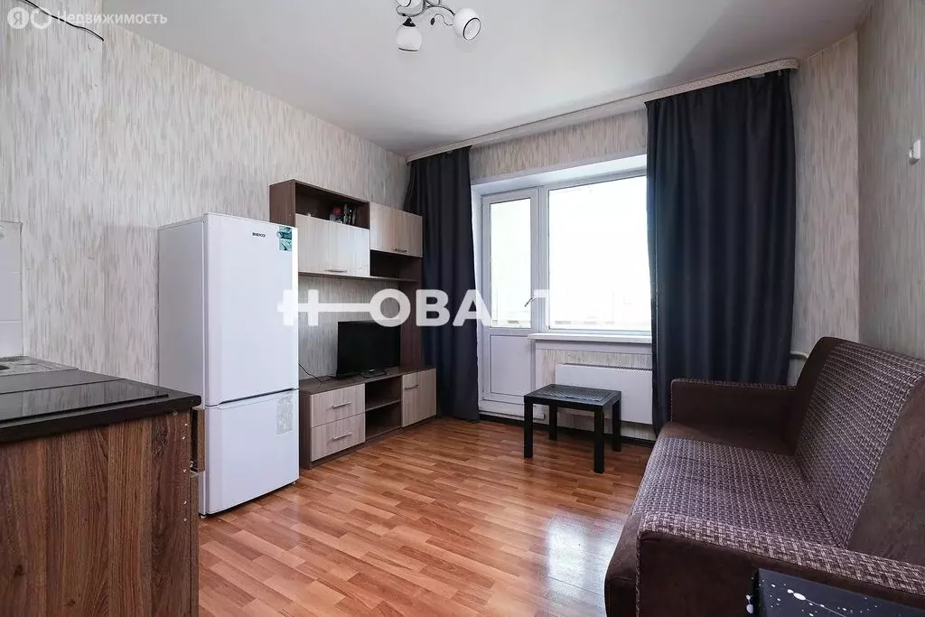 Квартира-студия: Новосибирск, улица Титова, 276 (18.1 м) - Фото 1