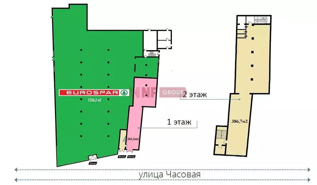 Торговая площадь в Москва Часовая ул., 16С1 (243 м) - Фото 2