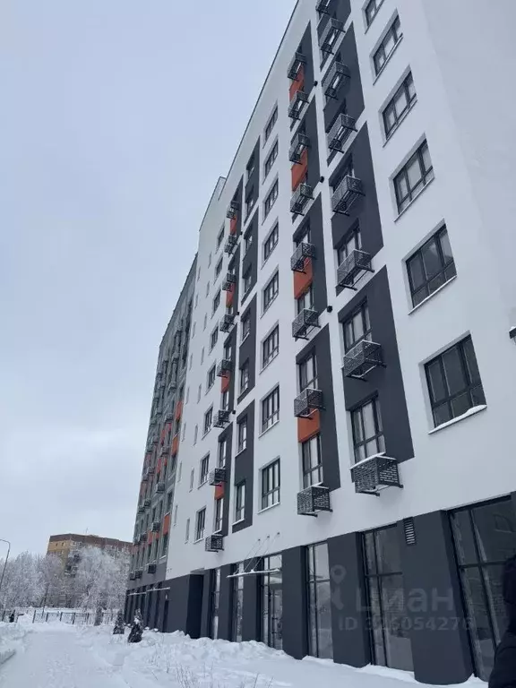 1-к кв. Калужская область, Калуга Московская ул., 250к1 (33.1 м) - Фото 2