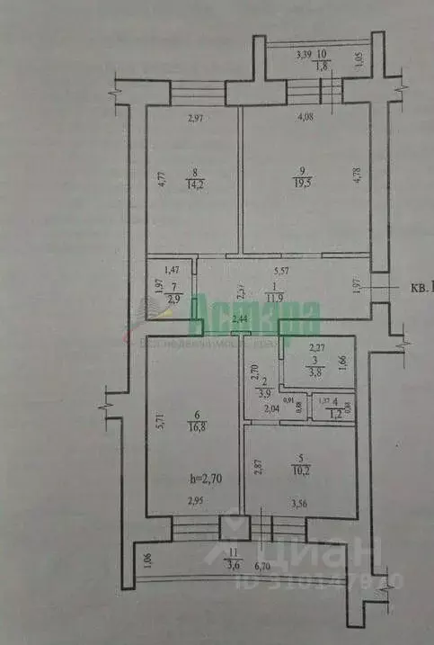 3-к кв. Забайкальский край, Чита Октябрьский мкр, 14 (89.8 м) - Фото 0