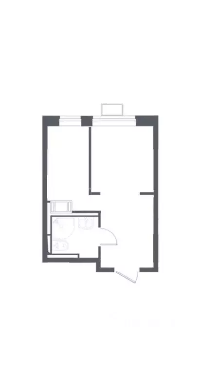 Квартира, студия, 26 м - Фото 1