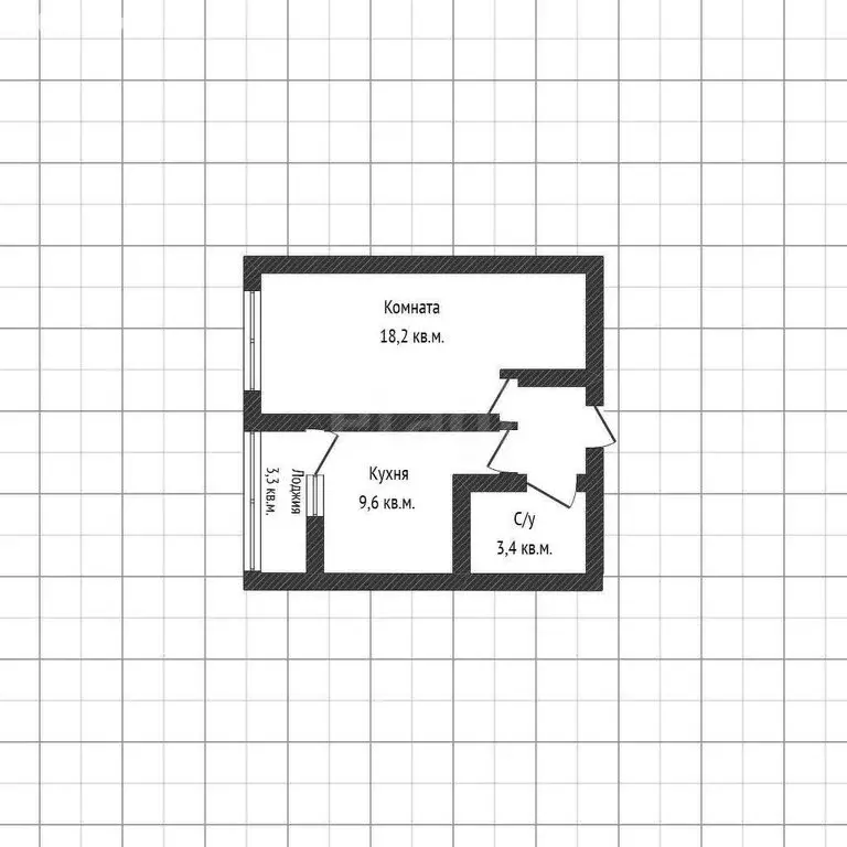 1-комнатная квартира: Горячий Ключ, улица Ленина, 203М (38.2 м) - Фото 1