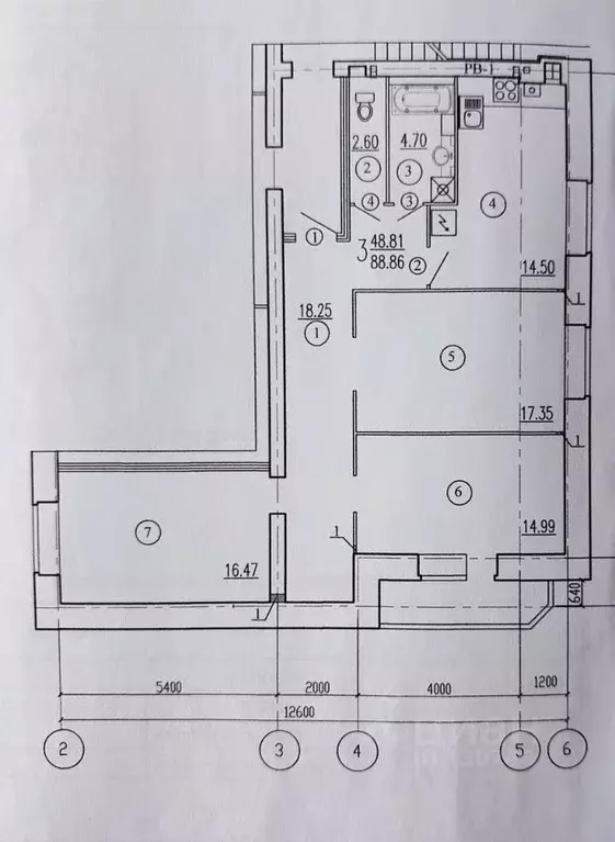 3-к кв. Новгородская область, Великий Новгород Луговая ул., 3 (88.6 м) - Фото 1