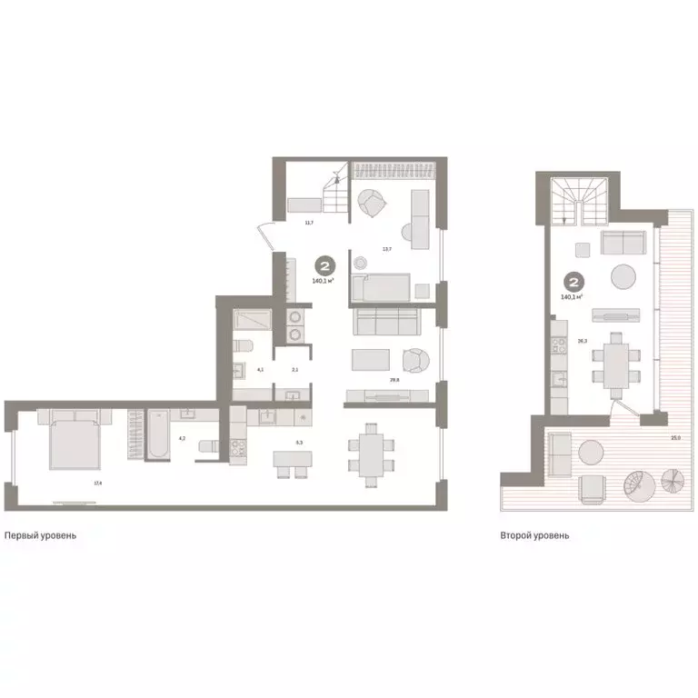 2-комнатная квартира: Екатеринбург, жилой район Юго-Западный, жилой ... - Фото 2