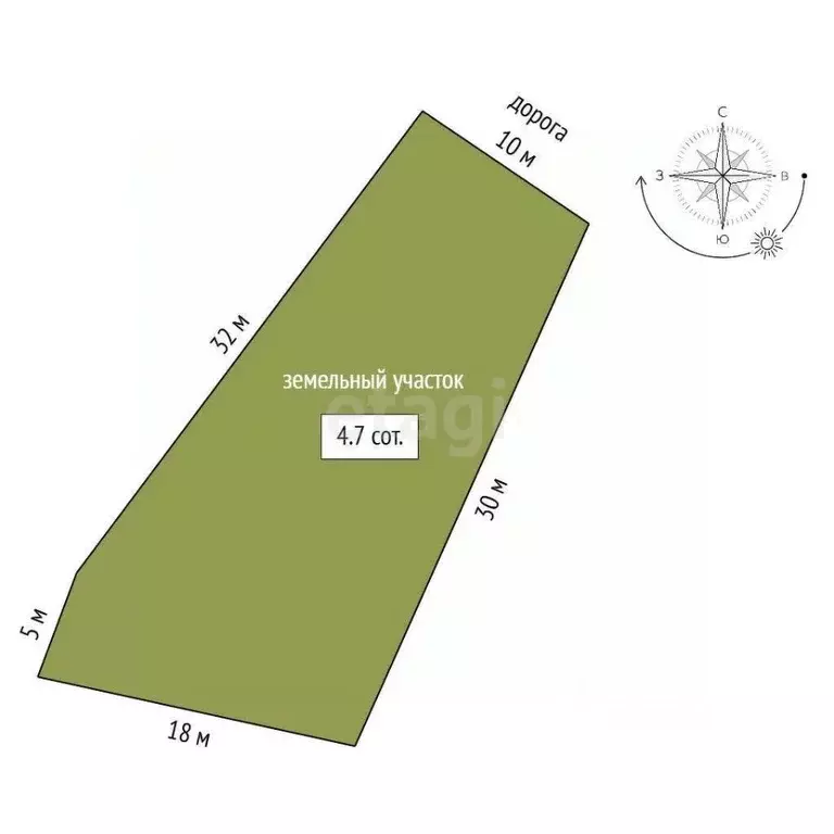 Участок в Крым, Ялта ул. Кривошты (4.7 сот.) - Фото 2