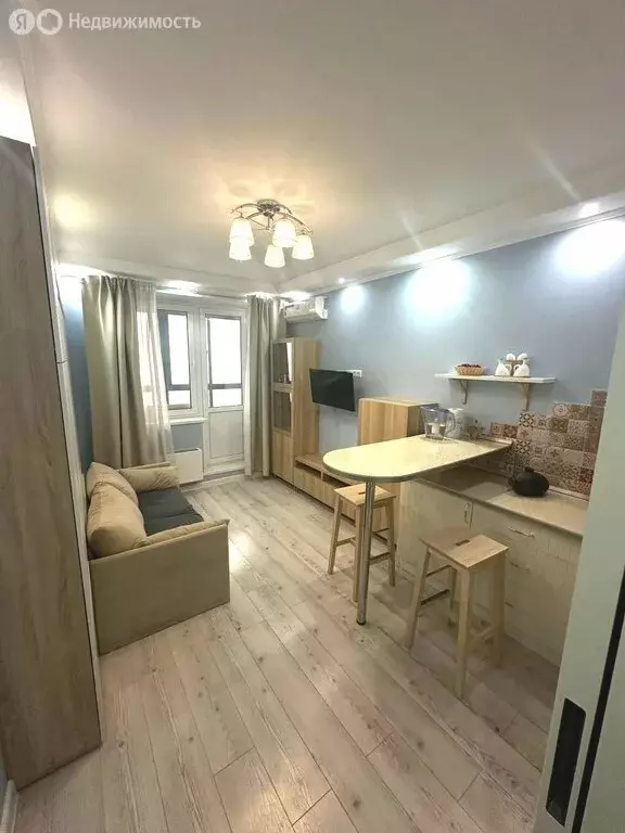 Квартира-студия: посёлок городского типа Дрожжино, Южная улица, 27 ... - Фото 1