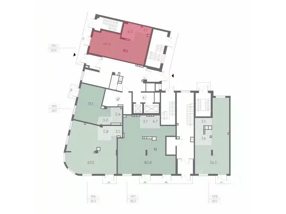 Офис в Санкт-Петербург Партизанская ул., 5 (54 м) - Фото 2