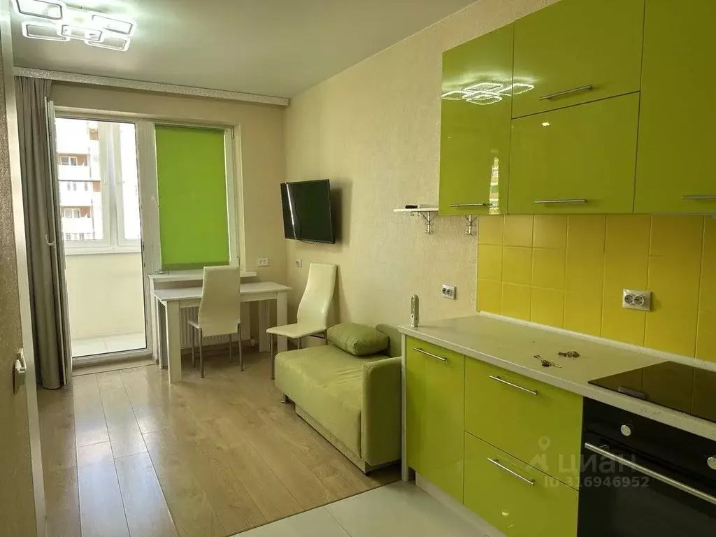 Студия Краснодарский край, Краснодар ул. Автолюбителей, 1/7к4 (30.0 м) - Фото 1