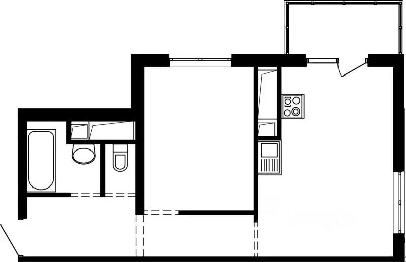 1-к кв. Краснодарский край, Краснодар ул. Автолюбителей, 1Длит4 (37.8 ... - Фото 1