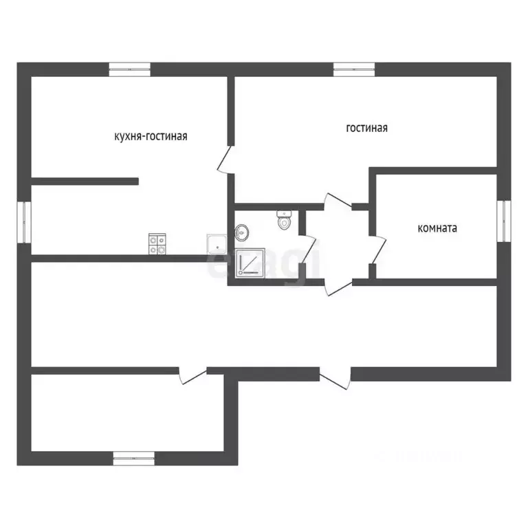 Дом в Свердловская область, Талицкий муниципальный округ, с. Яр ул. ... - Фото 2