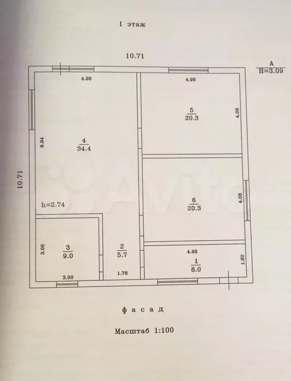 Дом 97,8 м на участке 10 сот. - Фото 0
