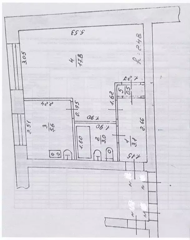 1-к кв. Ленинградская область, Волхов Молодежная ул., 25 (30.0 м) - Фото 1