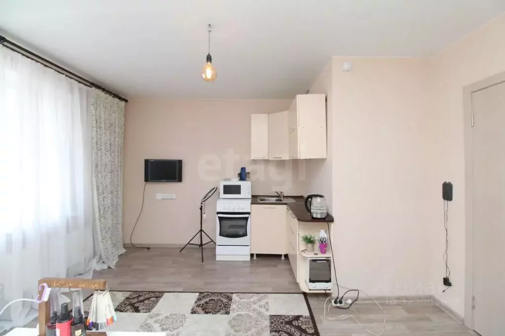 Студия Красноярский край, Красноярск Нанжуль-Солнечный мкр, ул. ... - Фото 1