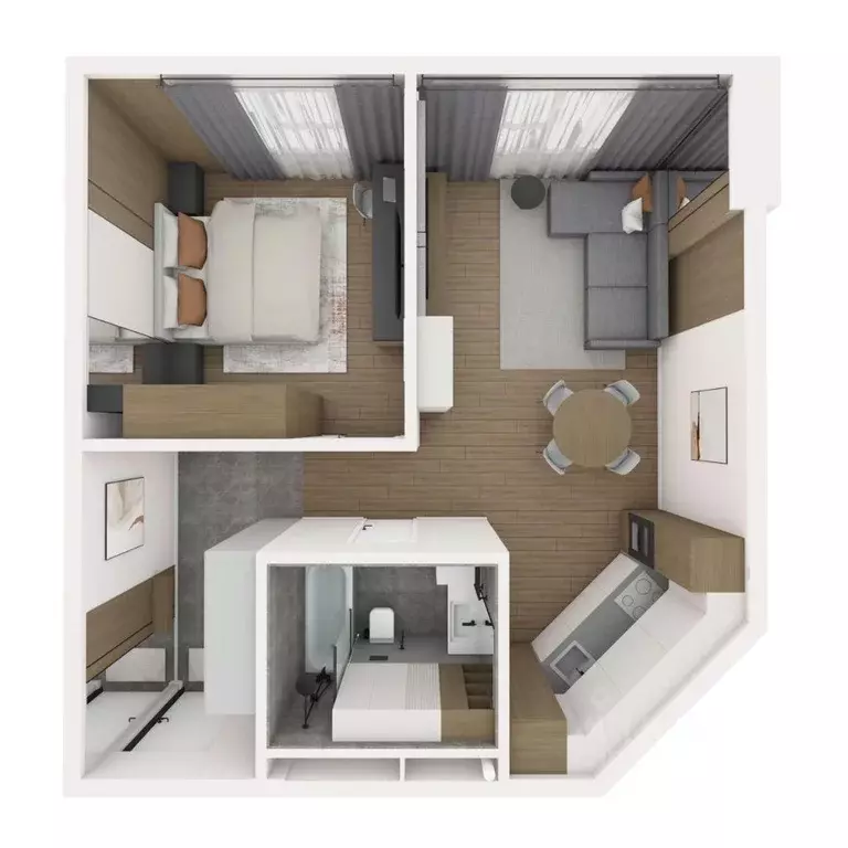 2-к кв. Приморский край, Владивосток ул. Нейбута (53.45 м) - Фото 2