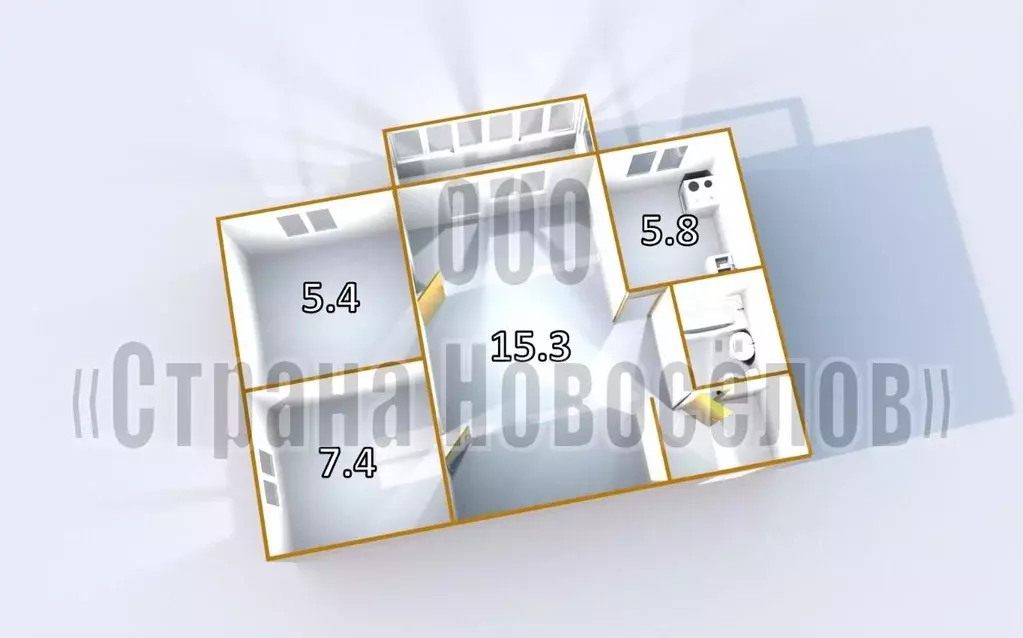 2-к кв. Мордовия, Рузаевка ул. Петрова, 19 (41.5 м) - Фото 1