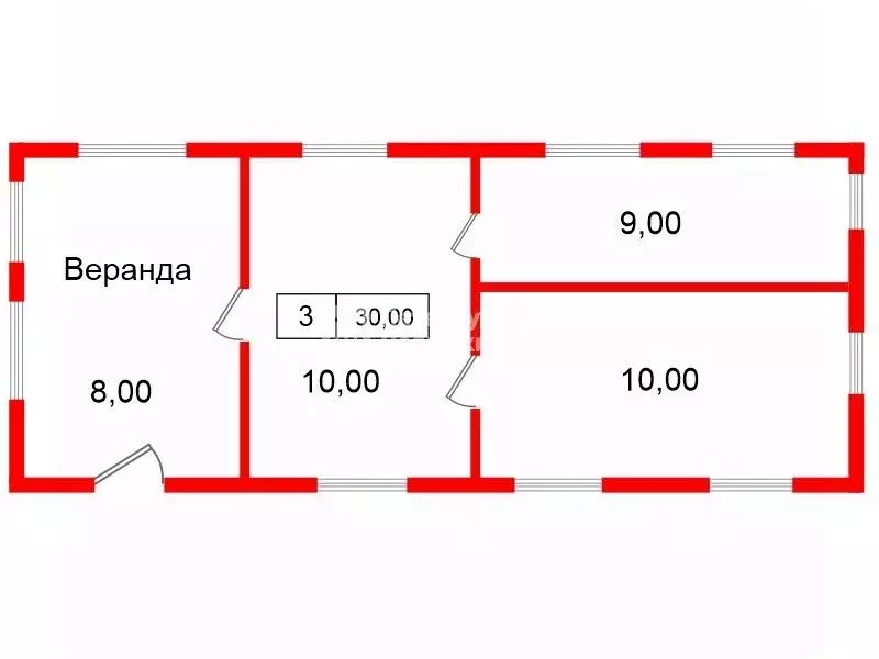 Дом в Ленинградская область, Приморск Ручеек СНТ, 106 (30 м) - Фото 1