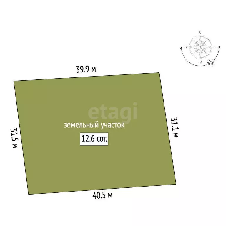 Участок в Разумное, СТ Вишенка, массив № 2 (12.6 м) - Фото 1