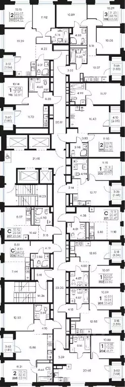2-к кв. Нижегородская область, Нижний Новгород Глоракс Левобережный ... - Фото 2