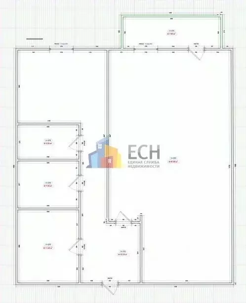 1-к кв. Тульская область, Новогуровский рп ул. Лесная, 3 (34.9 м) - Фото 2