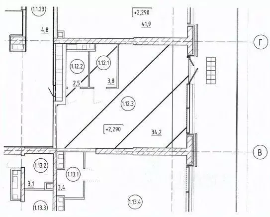 Помещение свободного назначения в Москва ул. Крузенштерна, 10к1 (41 м) - Фото 1