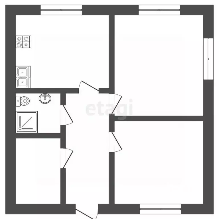 Дом в Ярославская область, Рыбинск Мологская ул., 83 (100 м) - Фото 2
