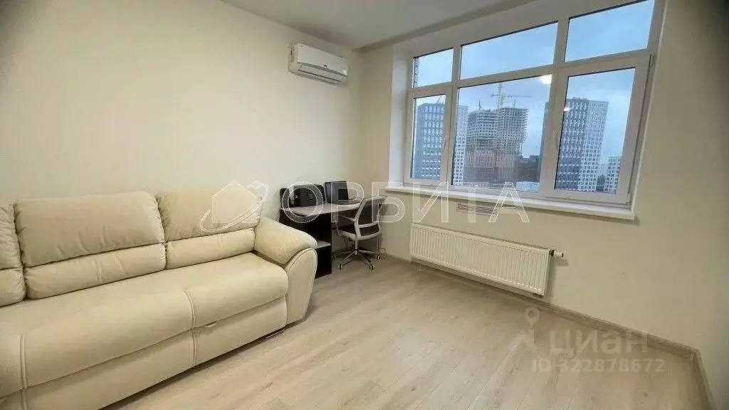 Студия Тюменская область, Тюмень ул. Алматинская, 6 (29.0 м) - Фото 1