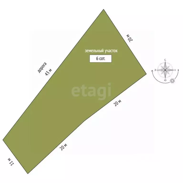 Участок в Севастополь Якорь садоводческое товарищество,  (6.0 сот.) - Фото 2