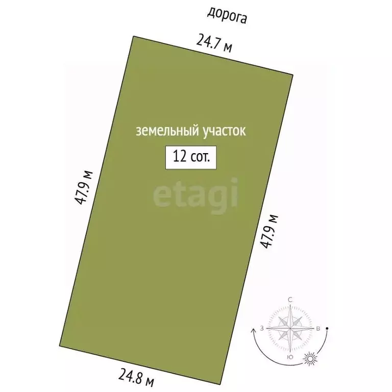 Участок в Тюменская область, Нижнетавдинский муниципальный округ, пос. ... - Фото 1