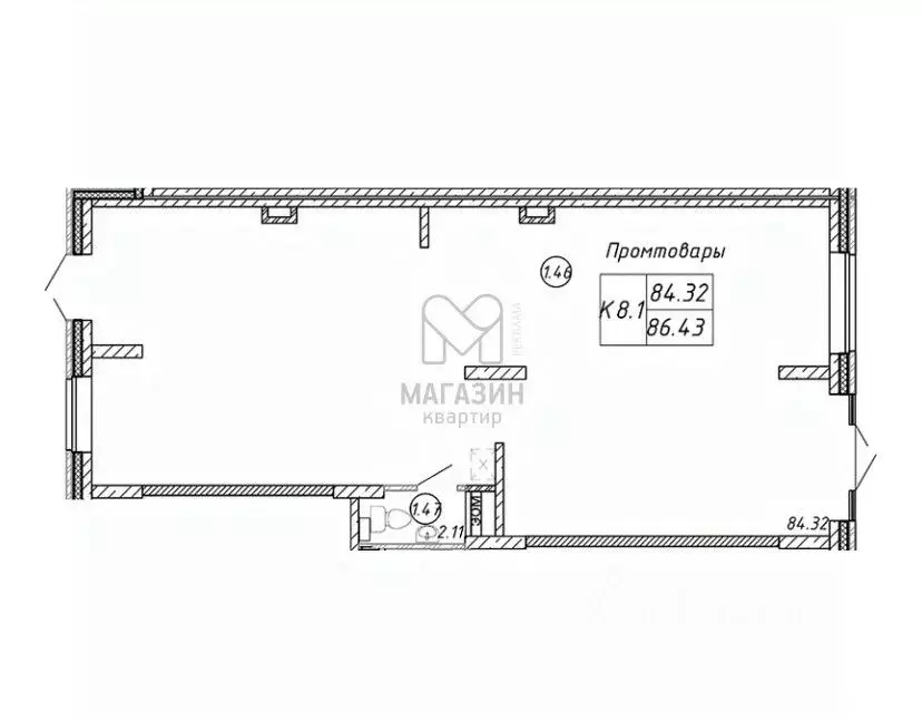 Торговая площадь в Ленинградская область, Всеволожский район, ... - Фото 2