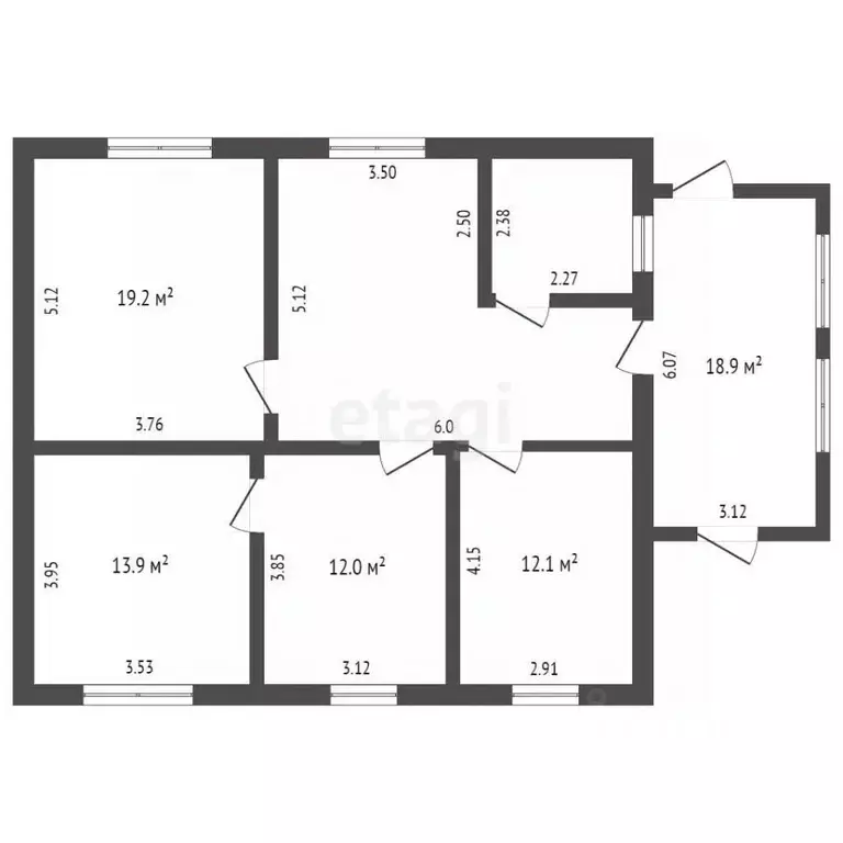 Дом в Мордовия, Кадошкино рп ул. Пушкина, 41 (106 м) - Фото 1