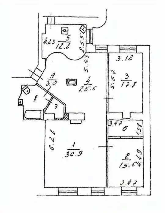 4-к кв. Москва 1-я Брестская ул., 36 (125.7 м) - Фото 2