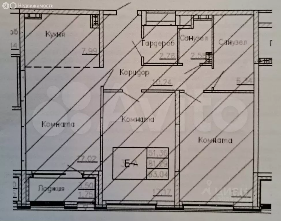 2-комнатная квартира: Воронеж, Московский проспект, 132 (83 м) - Фото 1