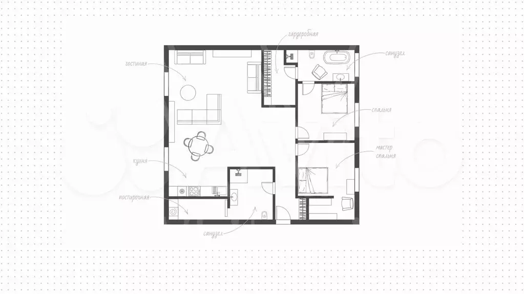 3-к. квартира, 170 м, 4/4 эт. - Фото 0